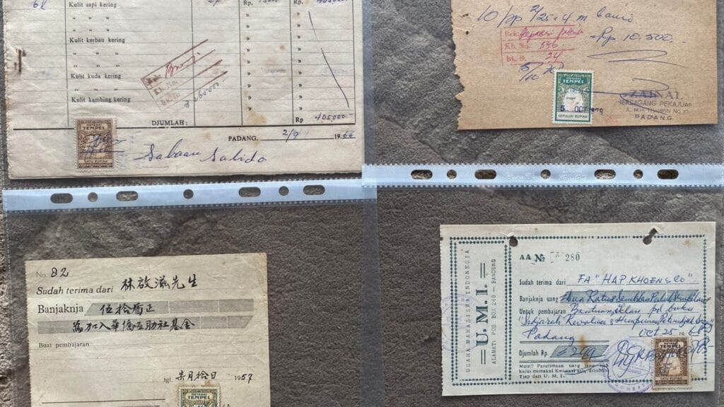 Faktur Transaksi Bisnis Tionghoa di Padang dan Padang Panjang Tahun 1920-an Hingga 1960-an